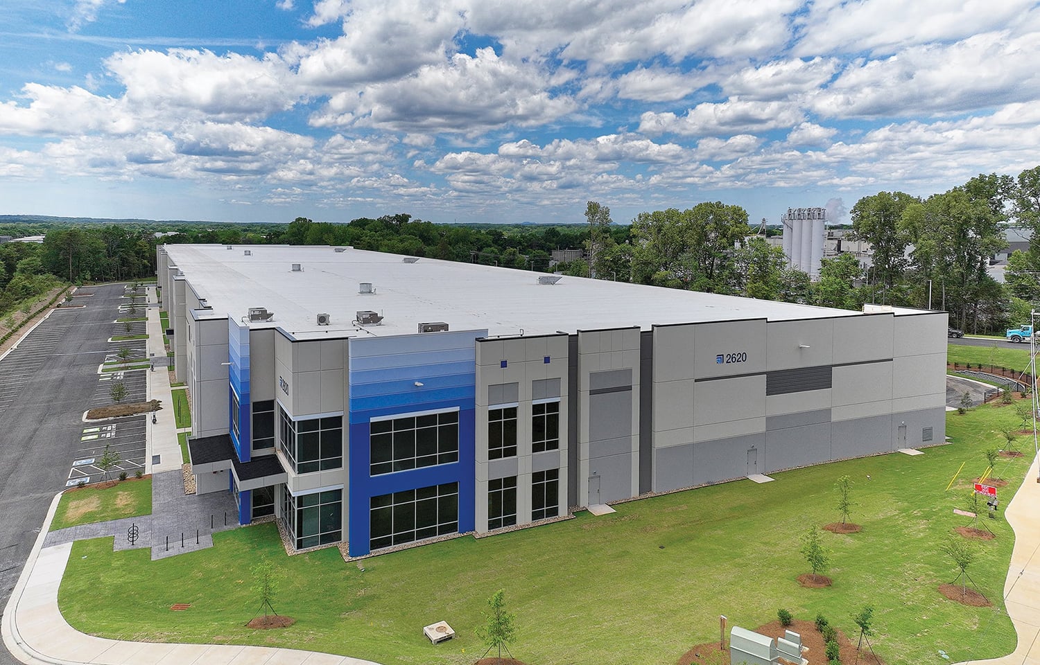 Drone-Exterior-Front-Angeled-5-Screen-Featured Nevada Logistics Center